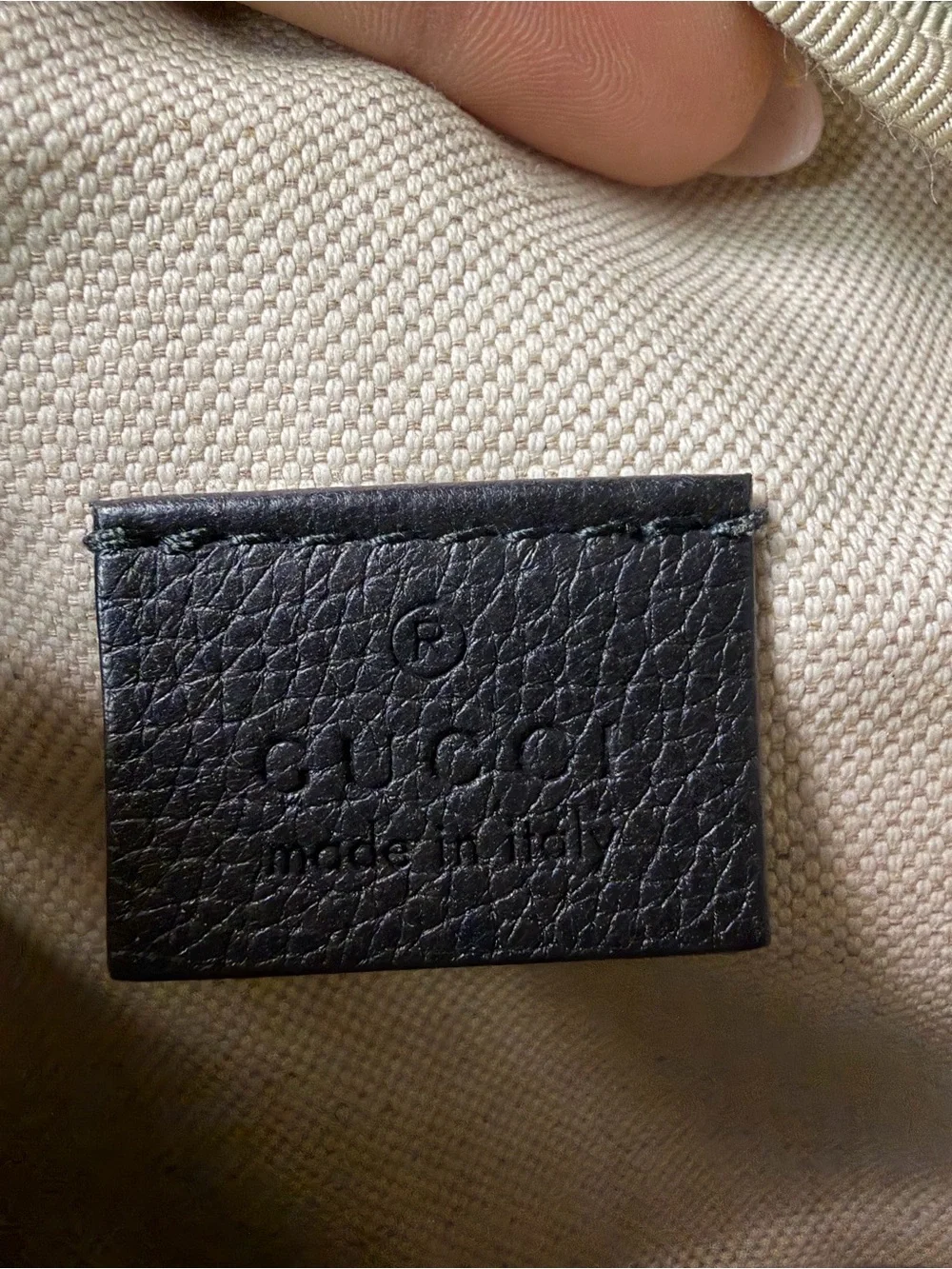 Gucci Print Leather Belt Bag Black Web Stripe Crossbody Waist Bag